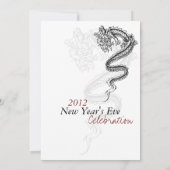 2012 Dragon Uitnodigingen van de Eve-partij van he (Achterkant)