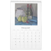 2012: Een kalender met schilderijen van Sarah Sedw (Feb 2027)