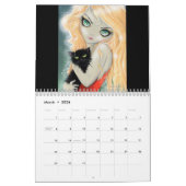 2012 Fantasy Art Calendar beroemd gemaakt door Mol Kalender (Mar 2026)