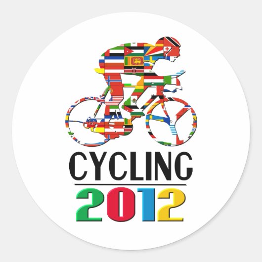 2012: Fietsen Ronde Sticker (Voorkant)