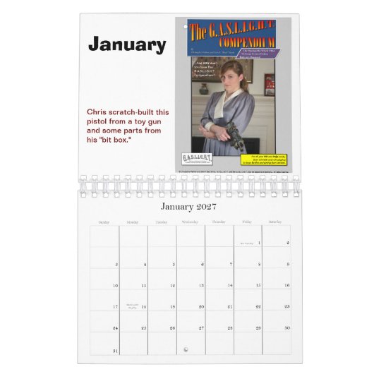 2012 GASLIGHT-agenda Kalender (Jan 2027)