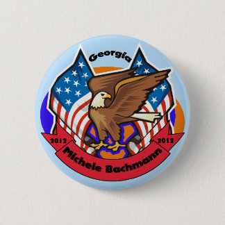 2012 Georgia voor Michele Bachmann Ronde Button 5,7 Cm
