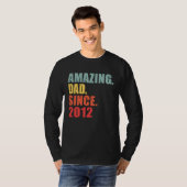 2012 Geweldige Papa Sinds 2012 T-shirt (Voorkant volledig)