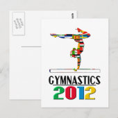2012: Gymnastiek Briefkaart (Voorkant / Achterkant)