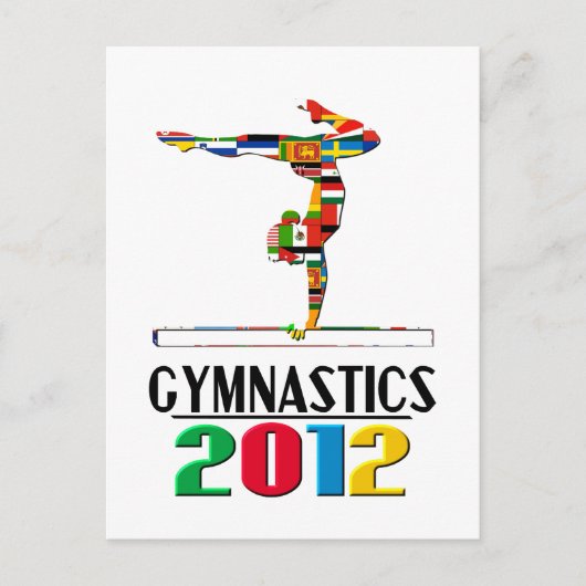 2012: Gymnastiek Briefkaart (Voorkant)