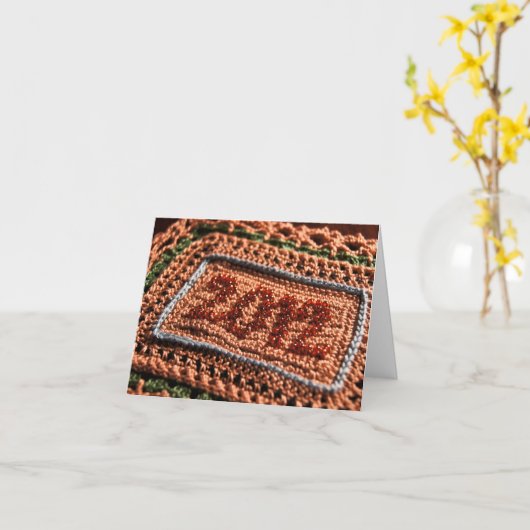 2012 Haak Verjaardag Kaart (Gele Bloem)