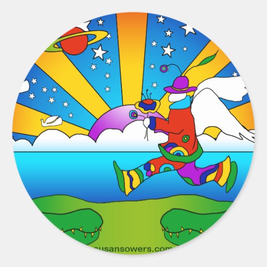 2012 - Het is niet het einde, maar het begin Ronde Sticker (Voorkant)