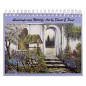 2012 Het landschap en de natuur kunst van David E  Kalender (Hoes)