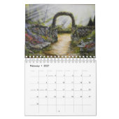 2012 Het landschap en de natuur kunst van David E  Kalender (Feb 2027)