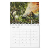2012 Het landschap en de natuur kunst van David E  Kalender (Mar 2027)