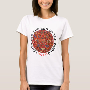 2012 I Survived End of the World T Shirten T-shirt