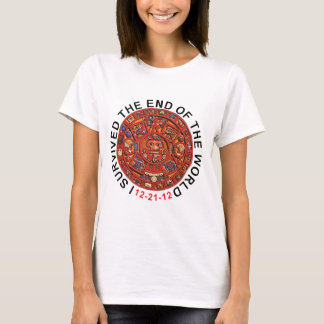 2012 I Survived End of the World T Shirten T-shirt