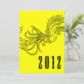 2012 : Jaar van de Draak Kaart (Staand voorkant)