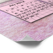 2012 Jaarkalender Feeënposter voor Kleine Meisjes Poster (Hoek)