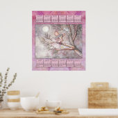 2012 Jaarkalender Feeënposter voor Kleine Meisjes Poster (Keuken)