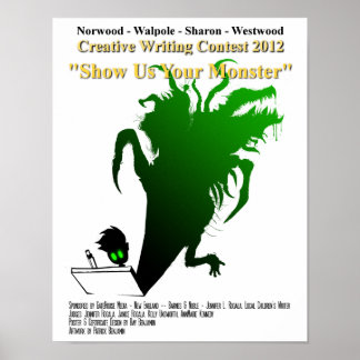 2012 Jeugdschrijfwedstrijd "Show ons je monster" Poster