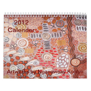 2012 Kalender Kunstwerken van Nganuway Koolyn
