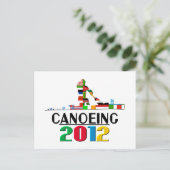 2012: Kanoeën Briefkaart (Staand voorkant)