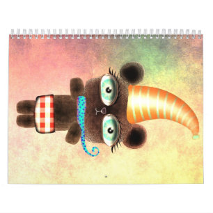 2012 Kinderen Illustratie Kalender