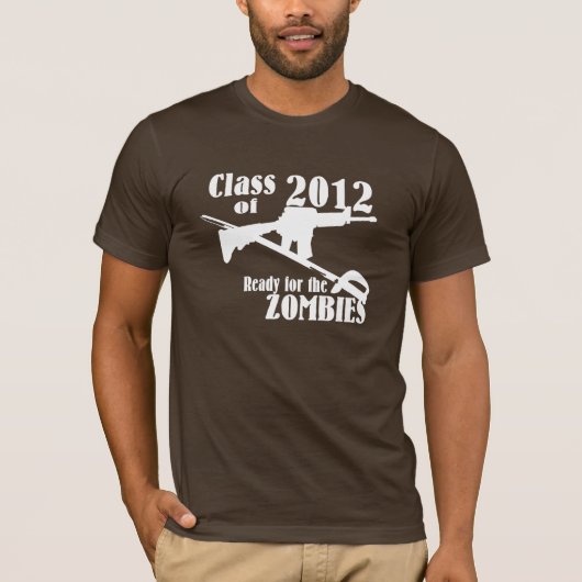 2012 Klaar voor de zombies T-shirt (Voorkant)