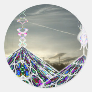 2012 Maya Piramide Sticker