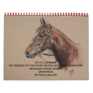 2012 Morgan Horse Ranch, PRNS-kalender Kalender