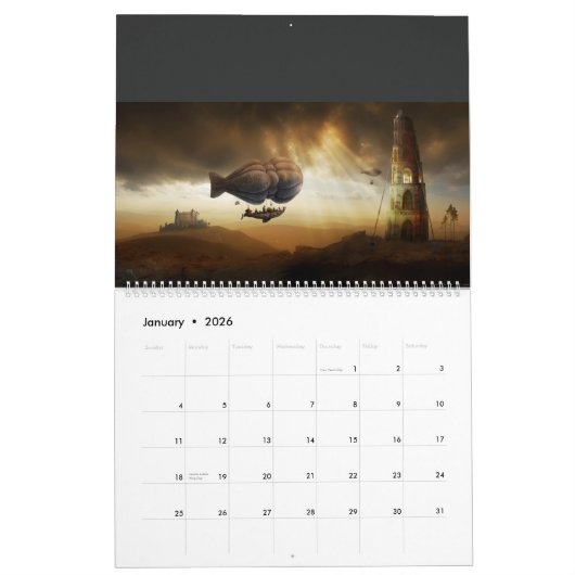 2012 Mysterious Stories (1) - Huge Wall Calendar Kalender (Jan 2026)