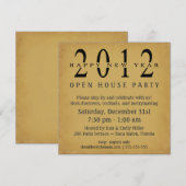 2012 Nieuwe jaren  uitnodigingen van het Huis van  (Voorkant / Achterkant)