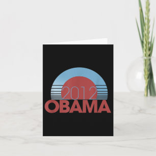 2012 Obama Retro Vintage Kaart