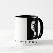 2012.  Obama, Winning, Duh!  KoffieMok Mok (Voorkant rechts)
