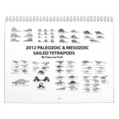 2012 Paleozoïsche en mesozoïsche schelpdieren Kalender (Hoes)