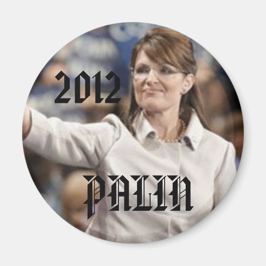 2012, PALIN MAGNEET (Voorkant)