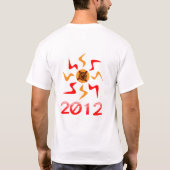 2012 Planet X Nibiru (voor/achter) T-shirt (Achterkant)