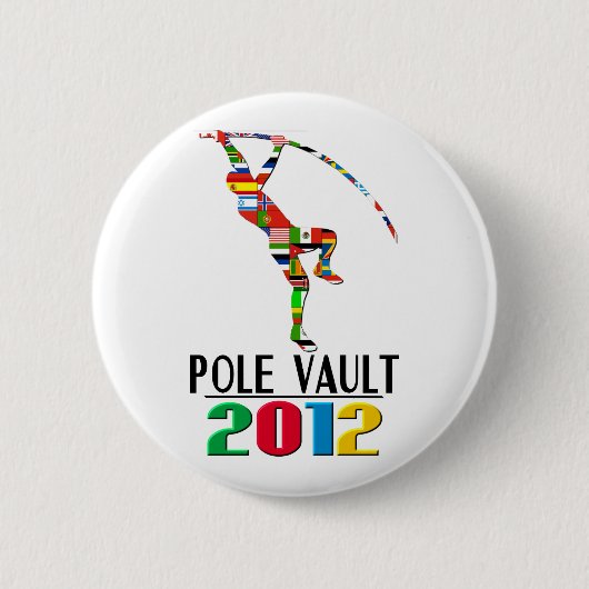 2012: Pole Vault Ronde Button 5,7 Cm (Voorkant)