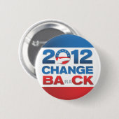 2012 Politieke Button terugdraaien (Voorkant /achterkant)