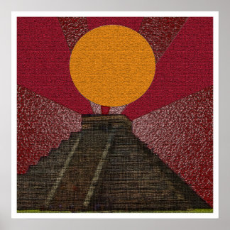 2012 Posters "Mayan Chichen Itza Kukulkan"