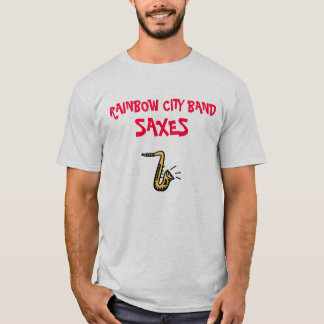 2012 Rainbow City Band Saxes Tshirt