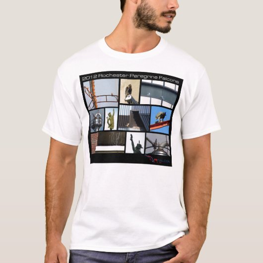 2012 Rochester Peregrine Falcon Male T Shirt (Voorkant)
