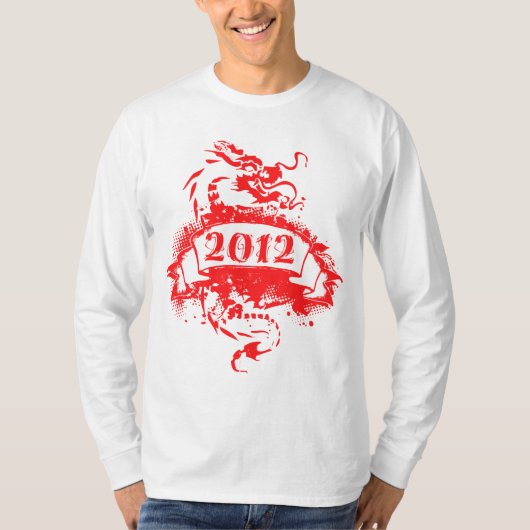 2012 - Rode draak - T-shirt (Voorkant)