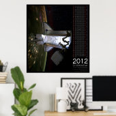 2012 Space Shuttle Endeavor Agenda Poster (Thuiskantoor)