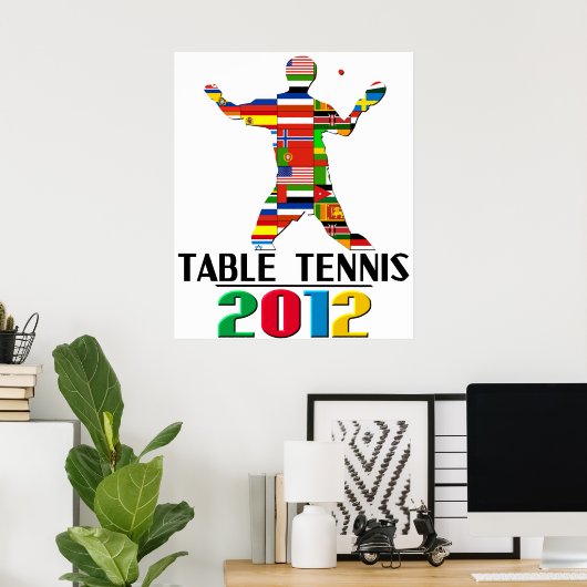 2012: Tennis Poster (Thuiskantoor)
