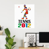 2012: Tennis Poster (Thuiskantoor)