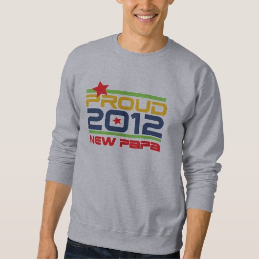2012 Trots Nieuwe Papa T-shirts en geschenken (Voorkant)