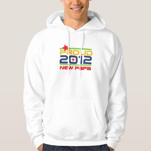 2012 Trots Nieuwe Papa T-shirts en geschenken (Voorkant)