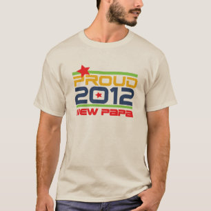 2012 Trots Nieuwe Papa T-shirts en geschenken