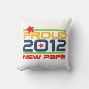 2012 Trots Nieuwe Papa T-shirts en geschenken Kussen