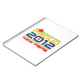 2012 Trots Nieuwe Papa T-shirts en geschenken Notitieboek (Linkerzijde)