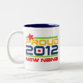 2012 trotse Nana T-shirts en Giften Tweekleurige Koffiemok (Links)