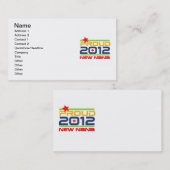 2012 trotse Nana T-shirts en Giften Visitekaartje (Voorkant / Achterkant)