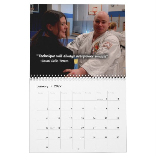 2012 TUMAA-agenda Kalender (Jan 2027)